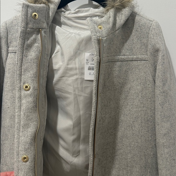 NWT J Crew Wool Blend Coat - Picture 5 of 7